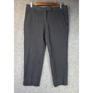 Theory‎ Abbey C Bistretch Black Ankle Pants Slim Fit Cotton Blend Size 10 Travel